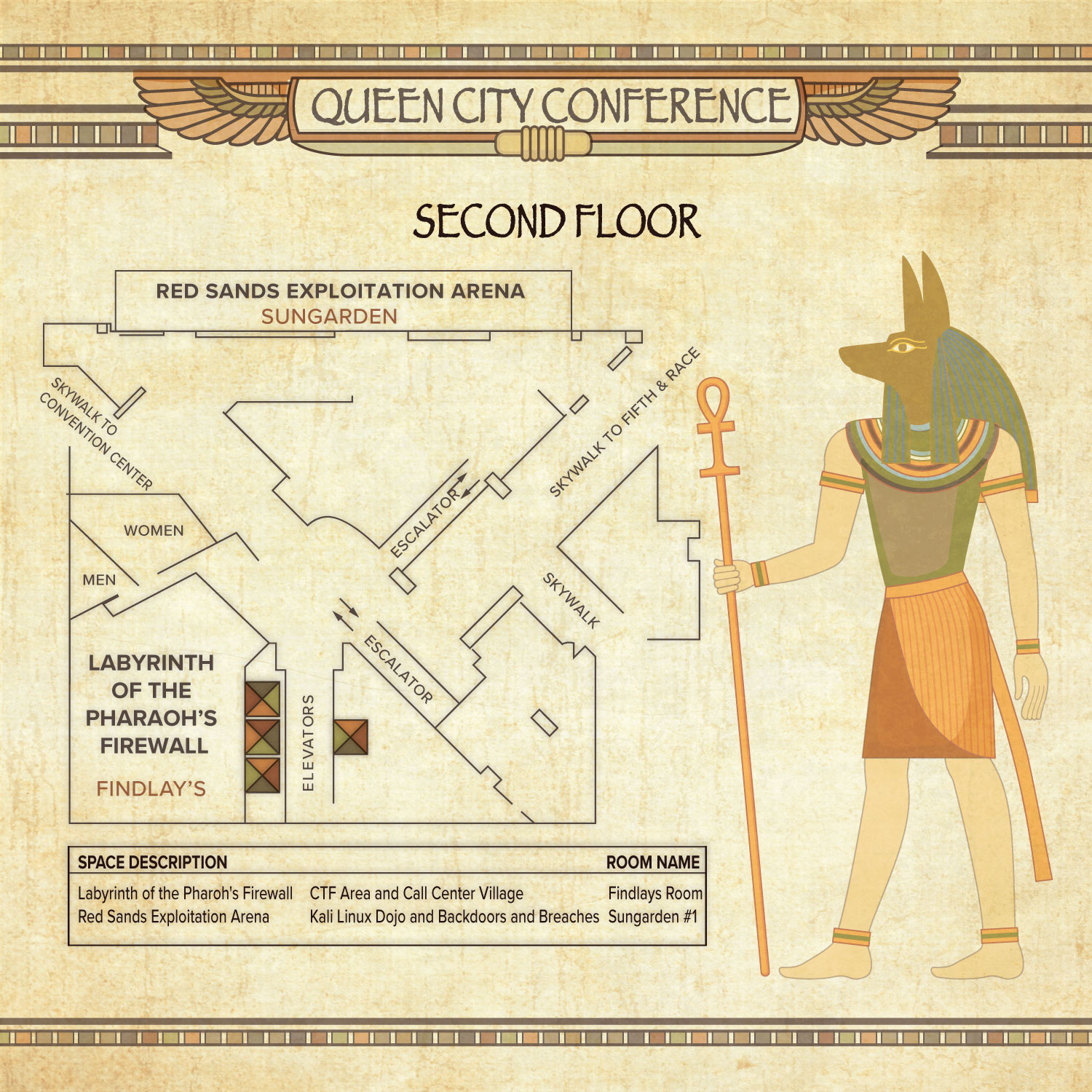 Event Floor Plan 2nd floor